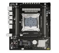 Luobannm Placa Base para Computadora X99M-K LGA2011 de 3 DDR4, Compatible con Tarjeta de Red Gigabit y Doble Canal M.2.