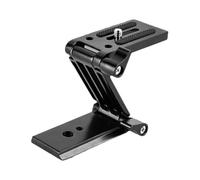 Luobannm Placa de Montaje de Soporte Plegable Rápido en Forma de Z para Teléfono, Soporte de Montaje Inclinable, Trípode, Accesorios para Teléfono Móvil.