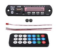 Luobannm Placa Decodificadora Inalámbrica Bluetooth 5.0, Módulo de Audio MP3 WMA de 12 V CC, Radio USB TF con Control Remoto.