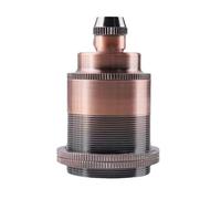 Luobannm Portalámparas de Rosca E27 de Cobre Vintage, Adaptador de Lámpara Colgante Retro, Soporte de Bombilla para Iluminación del Hogar A