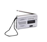 Luobannm Radios Digitales Retro con Función de Memoria, Radios Portátiles Am/FM, Búsqueda Manual de Canales, Alimentación por Batería, Altavoz Incorporado.