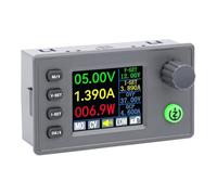 Luobannm Regulador de Voltaje Ajustable - Convertidor Reductor con Pantalla LCD A Color de 6-36 V A 0,5-36 V, 4,5 A, 40 W para Paneles Solares de Autocaravanas