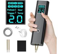Luobannm Soldadora por Puntos de Batería, Soldadora por Puntos de Mano Ajustable de 99 Velocidades con Pantalla LCD, Automática para Soldar Níquel.