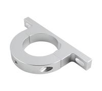 Luobannm Soporte de Montaje Bajo el Tablero, Plateado Cepillado, con Orificio de 2 Pulgadas, con Abrazadera River, Columna de Dirección con Llave, Sin Caída, 2310000030 FR20114