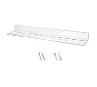 Luobannm Soporte de Pared Acrílico Transparente para Tijeras, 12 Ranuras, 15,75 Pulgadas de y 0,12 Pulgadas de Grosor, Paquete de 2