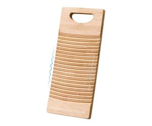 Luobannm Tabla de Lavado de Ropa, Estación de Lavado A Mano, Tabla de Fregar de Madera, Estaciones de Lavado con Ondulado, Lavadora de Manos Eficiente, Lavandería.