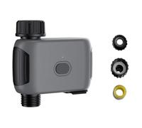 Luobannm Temporizador de Agua Inteligente con WiFi para Mangueras, Controlador de Riego por para Jardín, Sin Necesidad de Concentrador.