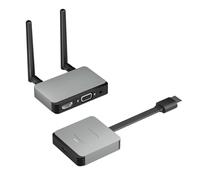 Luobannm Transmisor y Receptor de Video Inalámbrico de 50 M, Extensor Compatible con, Cable Adaptador de Pantalla, Espejo de Pantalla.
