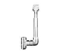 Luobannm Tubo Desnatador Transparente para Acuario, Gira la Superficie, Entrada y Salida, Filtro para Plantas de Agua, Accesorio para Limpieza de Peceras de 25 mm.
