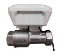 Luobannm Válvula de Agua Inteligente Tuya con WiFi, Medidor de Agua, Caudal, Consumo, Visualización de Temperatura, Temporizador, Control de Vida Inteligente, Enchufe Europeo.