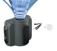 Luobannm Ventilador Portátil con Clip para la Cintura, Mini Ventilador de Cuello Colgante, Recargable con 100 Velocidades para Lugares de Trabajo, Hogar y Actividades Al Aire Libre A