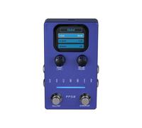 Luocute 121 Ranguetes de Batería Pedal de Efectos de Guitarra Rítmica, 66 Ranuras Personalizables, Estéreo para la Interpretación de Estudio en Vivo, 11 Estilos de (Enchufe de la UE)