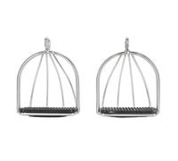 Luocute 2 Estribos de Seguridad de Acero Inoxidable para Montar a Caballo, Antideslizantes, con Almohadilla Antideslizante para un Soporte Estable y una Conducción Segura.