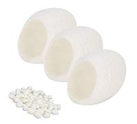 Luocute 50 Piezas Capullos de Seda Naturales Faciales para Puntos Negros | Limpiador de fibroína, limpieza profunda de poros, suavizado de la piel, cutis radiante
