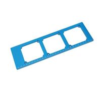Luocute 86 Tipo Plantilla de Caja de Alambre, Agujero de Caja de Enchufe Muere Aleación de Aluminio de Alta Resistencia con Broca de Enrutador para Oficina, Plantilla de Corte de