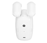 Luocute Abridor de Cortina Inteligente, Aplicación BT, Control Remoto por Voz, Compatible con Asistente de Cosas Inteligentes, con Temporizador de Sensor de Luz de Temperatura, para