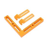 Luocute Accesorio de Posicionamiento de Piezas de Trabajo CNC, Abrazaderas de Tornillo de Banco de Aleación de Aluminio para Mesas Perforadas con Ranura en T con Sujeción Lateral