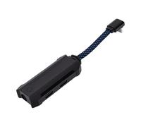 Luocute Adaptador de USB C a 3,5 Mm, Convertidor Auxiliar 3 en 1 Tipo C | Chip DAC Inteligente para de 32 Bits 384kHz, Puerto de Datos OTG para Transferencia de Archivos, Compatible con S24/iOS