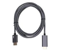 Luocute Adaptador DisplayPort a de 8K (tío Paterno) | Unidireccional 1.4 a 2., 32.4Gbps HBR3, PC a Monitor/TV, Pasivo, Carcasa de Aluminio