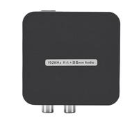 Luocute Adaptador Extractor de, Convertidor Digital a Analógico de 96 KHz con Bluetooth, óptico, Entrada ARC y Salida de 3,5 Mm para TV, Barra de Sonido, Computadora Portátil,