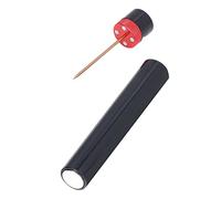 Luocute Air Pressure Wine Bottle Opener Portable Needle Type (rojo) | Diseño en forma de lápiz labial, miniherramienta de bolsillo, quitacorchos sin torsión, uso en bar y restaurante, regalo