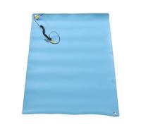 Luocute Alfombrilla Antiestática, Alfombrilla de Goma ESD para Banco de Trabajo, Almohadilla de Conexión a Tierra con Cable de Conexión a Tierra de 5.9 Pies, Kit de Mesa de Soldadura,