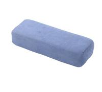 Luocute Almohada de Refuerzo para Yoga, Cojín de Meditación de Esponja de Triple Capa de Apoyo para Yoga Restaurativo, con Funda de ante Lavable Extraíble y Asa de Transporte (BLUE)