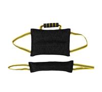 Luocute Almohada para Mordeduras de, Almohada para Mordida de Entrenamiento con Antideslizante Extendido, Cojín Elástico para Perros, Entrenamiento de Cachorros, Taladros Interactivos (Black)