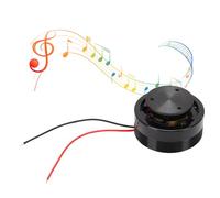 Luocute Altavoz de Resonancia, Altavoz de Vibración de Rango Completo de 50 Mm, 25 W, 4 Ω con Graves Potentes y Sonido Envolvente de 360 Grados, para Computadora, Portátil, MP3, MP4, (Black)