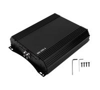 Luocute Amplificador de Automóvil de 4 Canales, 12V 4 X 250W Salida de Alta Potencia Aleación de Aluminio Clase D Amplificador de Audio para Altavoces de Automóviles