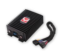 Luocute Amplificador de Coche de 4 Canales, Amplificador de Potencia 80Wx4 con Transformador de Cobre Puro para Reproductor de Coche, Procesador de Sonido Digital Clase A/B, Cuerpo de
