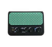 Luocute Amplificador de Guitarra, Mini Amplificador de Guitarra Eléctrica de 10 W con 30 Modos de Caja de Ritmos, Efectos de Overdrive Limpios, Conexión Inalámbrica BT, Conector para