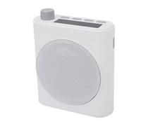 Luocute Amplificador de Voz con 2 Micrófonos Lavalier, Altavoz Portátil Recargable Bluetooth 5.3 con Magnético, para Aulas, Reuniones, Discursos, Yoga Al Aire Libre (WHITE)