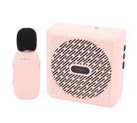 Luocute Amplificador de Voz, Micrófono Lavalier Inalámbrico, Altavoz Portátil para Profesores, Formación, Yoga, Guías Turísticos, Reuniones