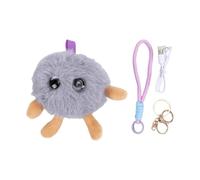 Luocute Animal de Peluche Inteligente con IA con 66 Interacciones de Voz Multilingües, Compañero Emocional, de Roles, Maestro, Amigo, Narrador, Clon de Voz para Niños Más 3 (Grey)