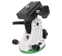 Luocute Asiento de Ajuste de Latitud, con Rosca de 3/8 de Pulgada, Base de Latitud de Instrumento Ecuatorial de Aluminio, Ajuste de 0 a 90 Grados para Observaciones Astronómicas y (Verde y Blanco)