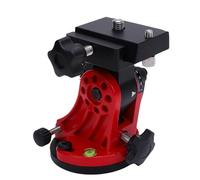 Luocute Asiento de Ajuste de Latitud del Telescopio, Aleación de Aluminio de 0 a 90 Grados Montaje de Base de Latitud para Viajeros y Observatorios de Astronomía, Monturas Ecuatoriales, (Rojo)