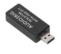 Luocute AUDIO2RIG Aislador de Conector de Tarjeta de Sonido USB, Módulo USB de 3,5 Mm y 4 Pines con Transformador de Sonido y Aislamiento óptico para Wins OS X, Conectividad Flexible