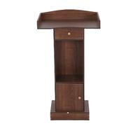 Luocute Aula de la Iglesia de la Presentación de la Presentación de la Madera, Minimalismo Moderno Gran Tapa para Hablar con Almacenamiento para Restaurantes Discurso de Boda