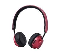 Luocute Auriculares Inalámbricos Bluetooth Over Ear, Cascos Transpirables con Luz, para Uso Diario (Rojo)