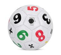 Luocute Balón de Fútbol Tamaño 2 para Niños, Ejercicio Deportivo Al Aire (numeros Blancos Futbol)