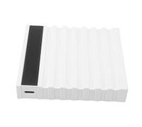 Luocute Báscula de café Digital con Temporizador, Pantalla LED de Alta Precisión de 0,1 G, Báscula de Cocina con Control Táctil para Verter sobre Espresso, con Diseño Portátil (WHITE)