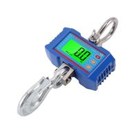 Luocute Báscula de Grúa Digital 2000 Kg 4400 Lb, Retroiluminación LCD Precisa Unidad de Control Remoto Interruptor Retención de Datos Restablecimiento de Tara con Cubierta de Aleación de