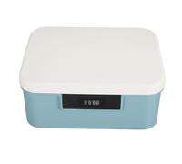 Luocute Baúl de Almacenamiento con Cerradura, Caja Organizadora de Documentos con Contraseña de 9L, Caja de Almacenamiento de Baúl con Cerradura de Doble Capa con Divisor, para de Archivos en la