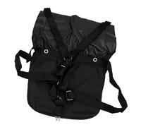 Luocute Bolsa para Estiércol de Caballo, Tela Oxford | Forro Interior Hermético, a Prueba de Desgarros, Se Adapta a Sillas de Montar de Más de 1,3 Metros, Ideal para Establos,