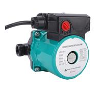 Luocute Bomba de Recirculación de Agua Caliente 65L/min, 46W 67W 100W Circulador de Control de 3 Velocidades Cabezal de 6 M 1 Pulgada con Adaptador para de Agua Solar (Enchufe europeo 220V)