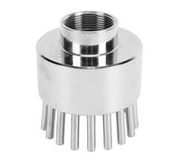 Luocute Boquilla de Fuente de Acero Inoxidable de 1,5 Pulgadas, Cabezal Rociador de Rosca Interna DN40 con Múltiples Orificios para Piscina, Estanque, Jardín, Característica de Agua