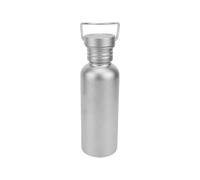 Luocute Botella de Agua Pure Ti, Portátil, Liviana a Prueba de Fugas con Tapa Roscada y Junta de Silicona Incorporada, para Acampar Al Aire, Viajar, Uso Diario (600ml)
