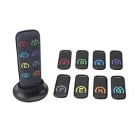 Luocute Buscador de Llaves, Profesional Evita la Pérdida de 1 Transmisor, 8 Receptores, Localizador de Artículos con Sonido Fuerte de 85 DB y Control Remoto de 30~40 M, Adecuado para