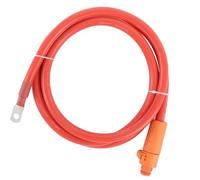 Luocute Cable de Batería de Servicio Pesado, Caja de Inversor Automotriz de Alimentación Externa Positiva Positiva Recta Recta Terminal SC35-8 para Inversor de Motocicleta (1.5m / 4.9 pies)